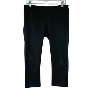 L. L. Bean black leggings athleisure activewear running gym women's size Medium